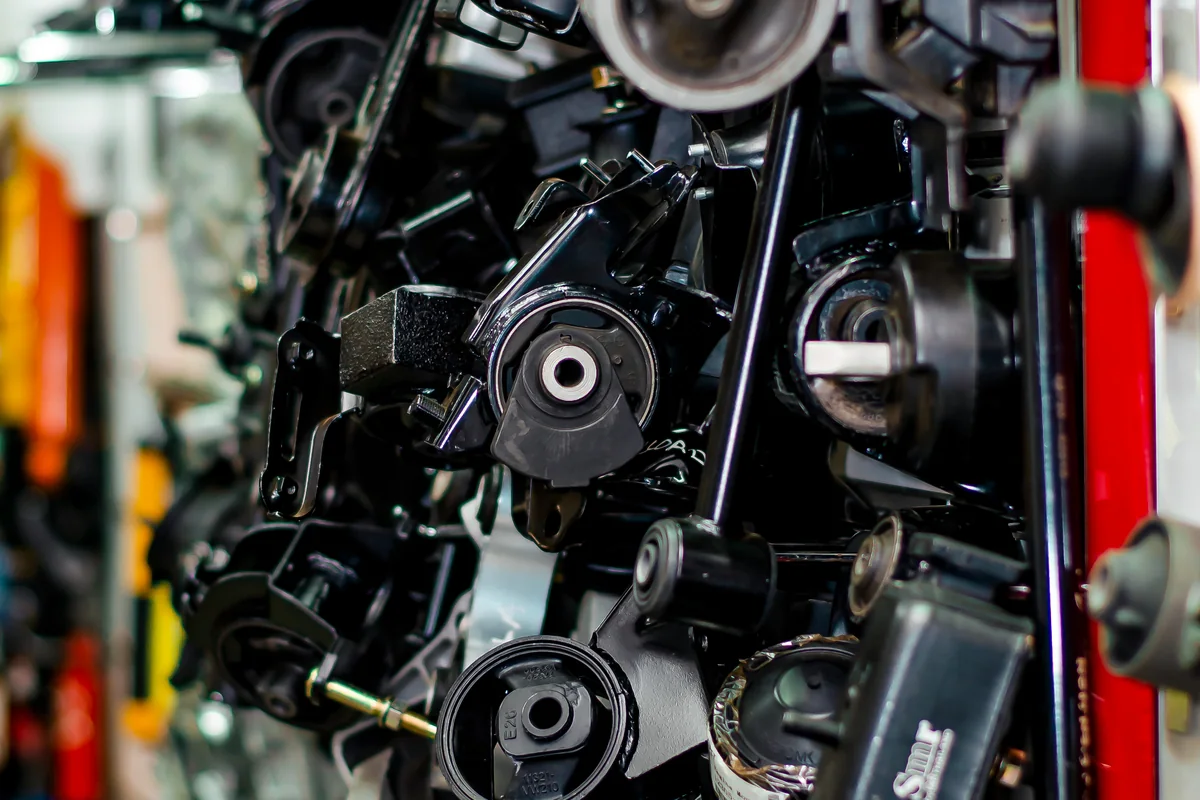 Engine parts display